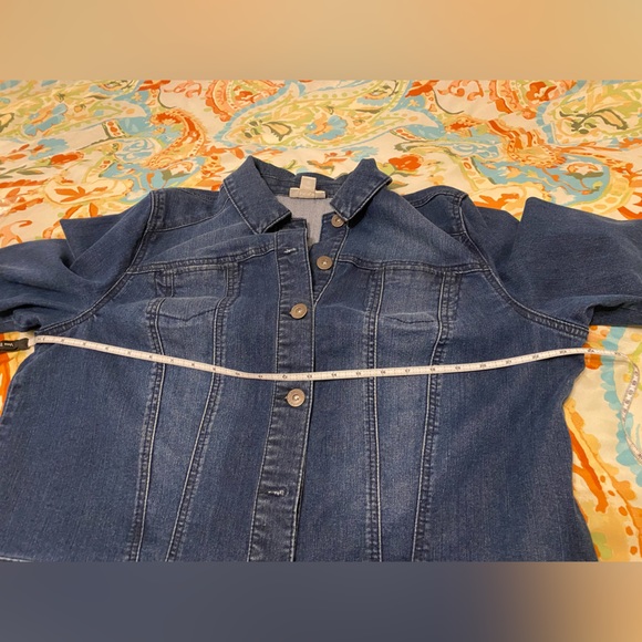 Style & Co Womens Jean Jacket XXL EUC - Picture 13 of 15